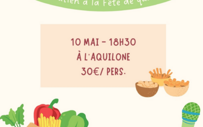 Repas de soutien à la fête de quartier “Colore ton Île”