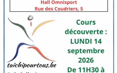 Cours découverte Tai Chi Chuan